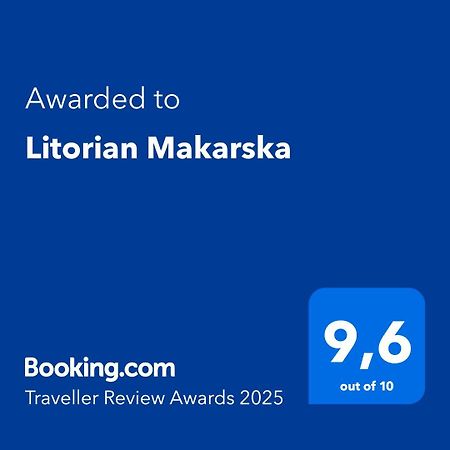 Apartament Litorian Makarska Zewnętrze zdjęcie